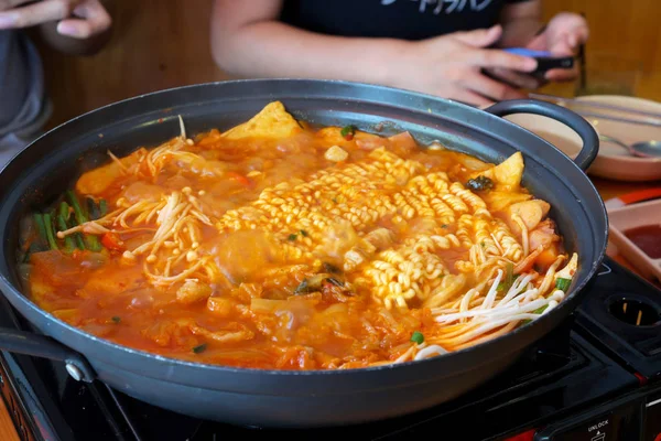 Koreanisch Würzig Hot Pot — Stockfoto