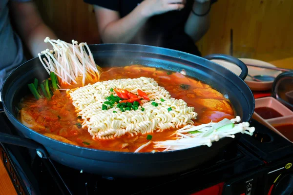 Koreanisch Würzig Hot Pot — Stockfoto