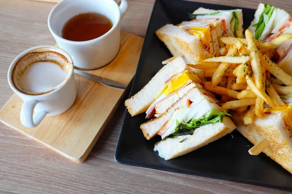 Club Sandwich Jambon Fromage — Photo