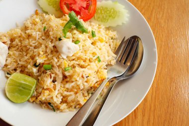 Yengeç Fried Rice masada