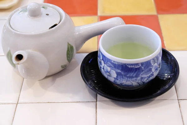 Traditioneller Japanischer Grüner Tee — Stockfoto