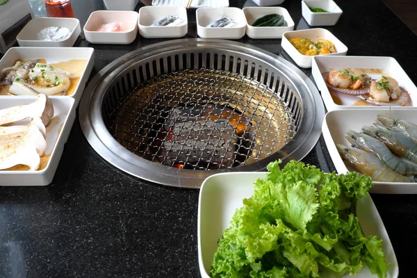 韓国風海鮮焼き — ストック写真