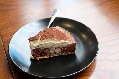 Lezzetli çikolata ricotta pastası.