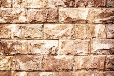 Kahverengi tuğla duvar arkaplanı