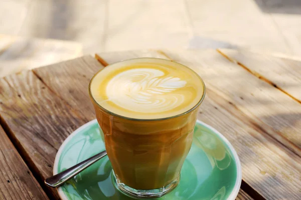 Чашка Ароматного Кофе Латте — стоковое фото