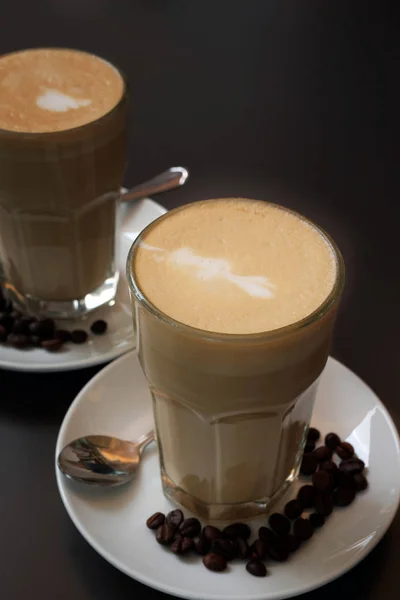 Aromás Latte Kávé — Stock Fotó