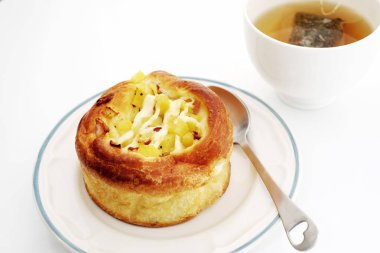 Ekmek ve peynir, tatlı patates