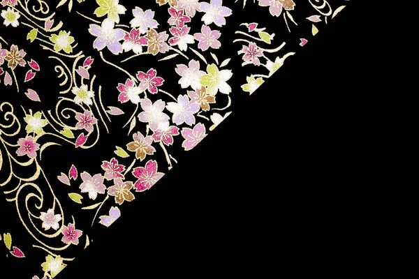 Papier Hintergrund Mit Floralem Ornament — Stockfoto
