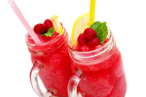 Zdrowe Berry Smoothie Okularach — Zdjęcie stockowe