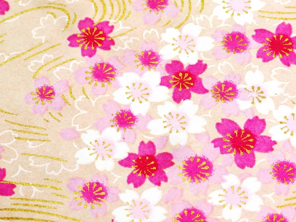 Sarmalayıcı Üzerinde Soyut Çiçek Desenli — Stok fotoğraf