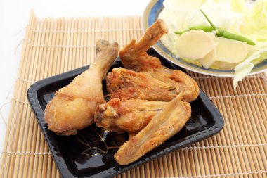 lezzetli kızarmış tavuk Tayland at