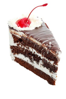 Lezzetli tatlı kara orman pasta