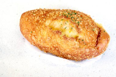 lezzetli taze peynir ekmek