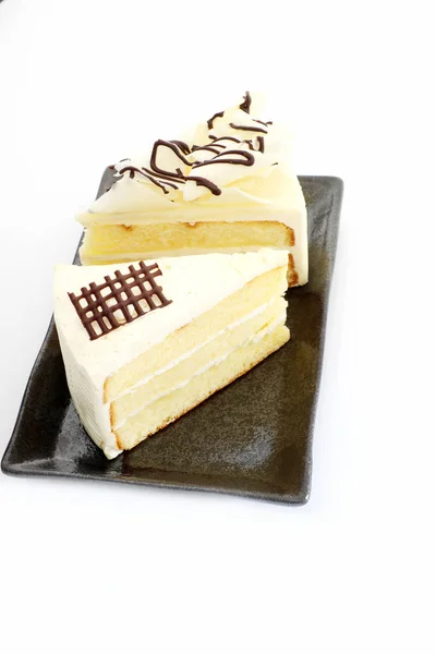 Milk Cake White Chocolate Cake — Stock Photo, Image