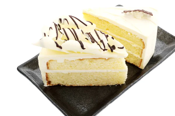 Torta Latte Torta Cioccolato Bianco — Foto Stock