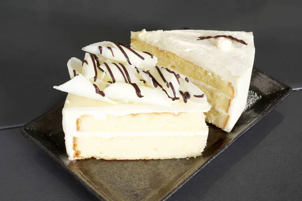 Gâteau Lait Chocolat Blanc — Photo