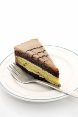 lezzetli tatlı mocha pastasından