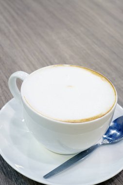 Sıcak kahve, yakın bakış 