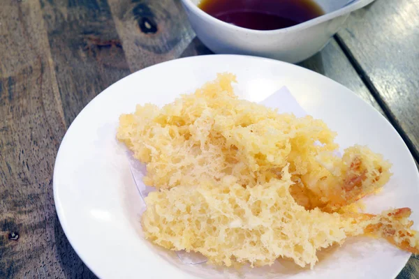 Delicious Shrimp Tempura Traditional Japanese Food — Stock Photo, Image
