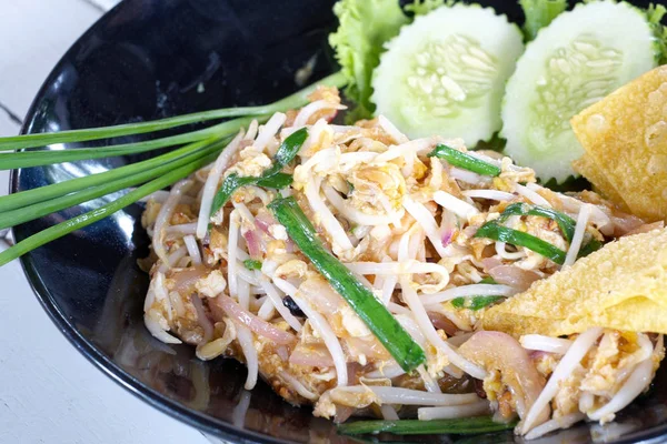 Zbliżenie Pyszne Pad Thai — Zdjęcie stockowe