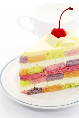 Lezzetli gökkuşağı pastasından