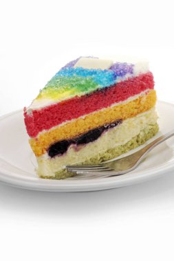 Lezzetli gökkuşağı pastasından