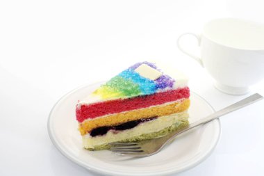 Lezzetli gökkuşağı pastasından