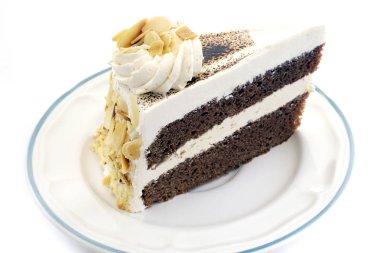 Tatlı kahve pasta plaka