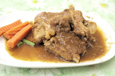 lezzetli Çin Kızartma domuz.