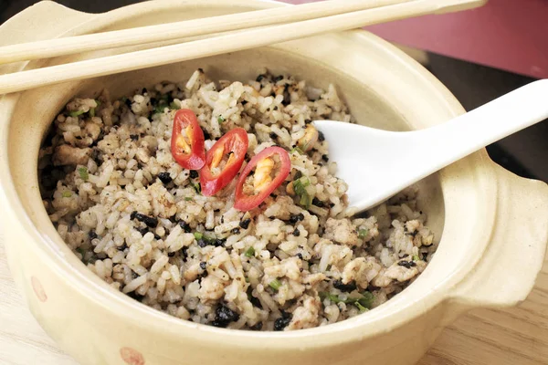 Aceitunas Arroz Cerdo Chines — Foto de Stock