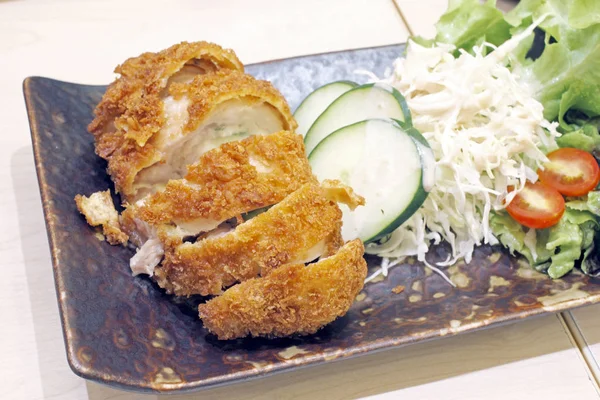 Delizioso Tonkatsu Maiale Vicino — Foto Stock