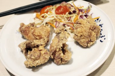 lezzetli kızarmış tavuk, yakın çekim