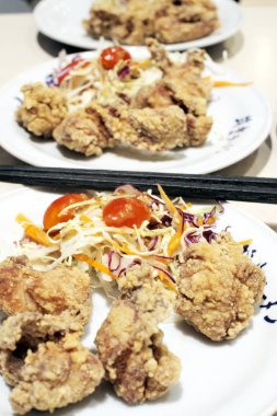 lezzetli kızarmış tavuk, yakın çekim