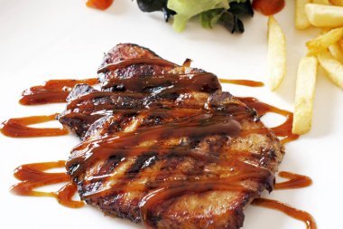 Domuz eti biber sosu yakın kadar arka plan