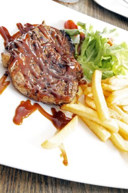 Domuz eti biber sosu yakın kadar arka plan