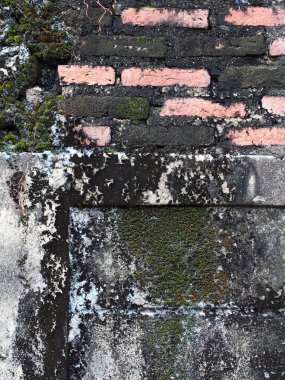 Eski beton duvar. yakın çekim 