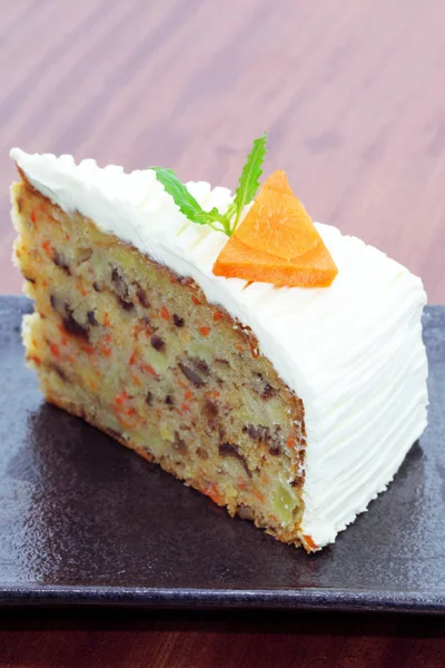 Сырный Торт Морковью — стоковое фото