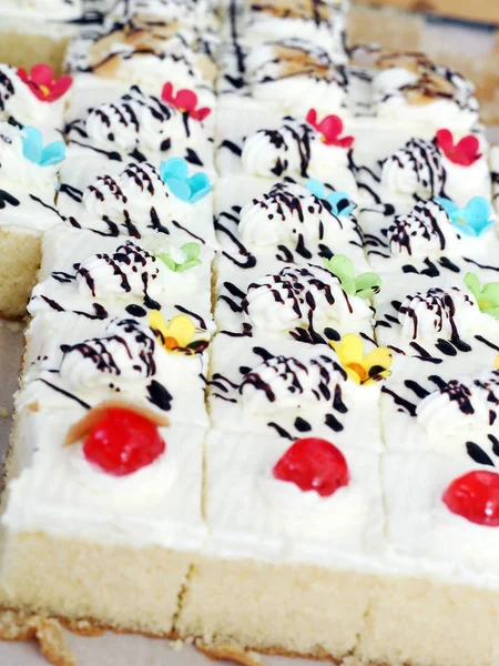 Mini Cakes Close — Stock Photo, Image
