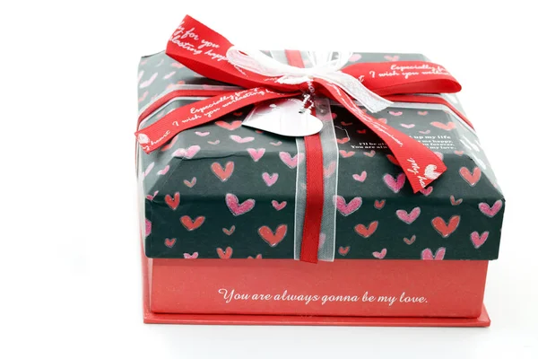 Red Love Box Close — Stockfoto