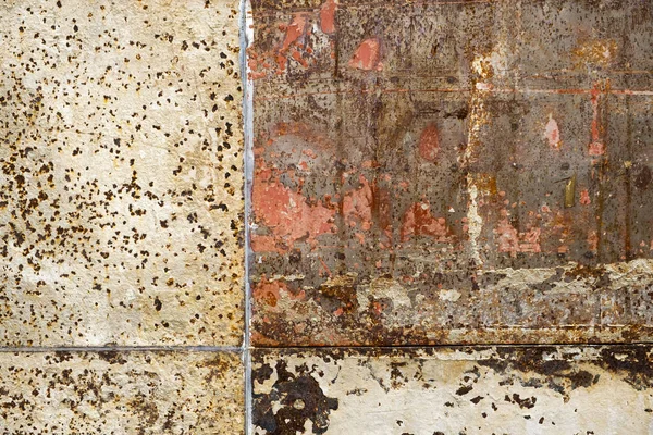 背景のための古い錆びた金属壁 — ストック写真