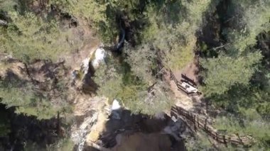 Tret Şelalesi, insansız hava aracı, Trentino - Alto Adige, İtalya