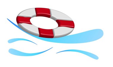 Sudaki can simidinin çizim logosu