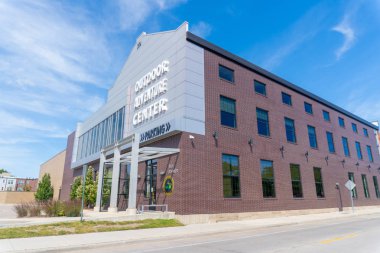 Detroit, Mi - 7 Eylül 2019: Adventure Center detroits depar