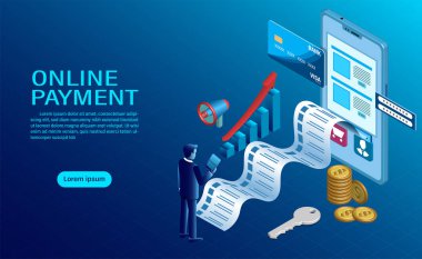 mobil ile online ödeme. cep telefonu tra para koruma