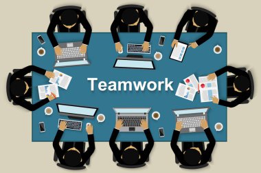 business meeting. Teamwork,