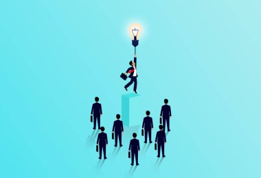 Ampulle uçan işadamı