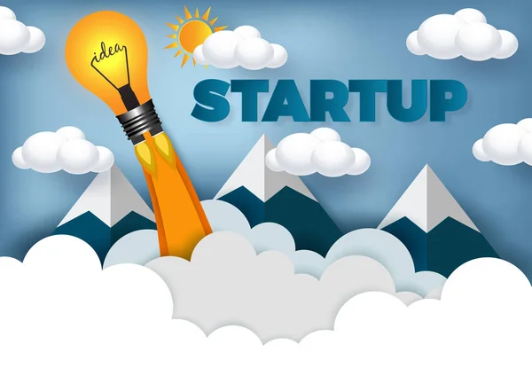 Lampy na oblohu, podnikatelé pomáhají s debatami o moderních. — Stockový vektor