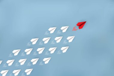 Kağıt uçaklar hedeflere yarışıyor.