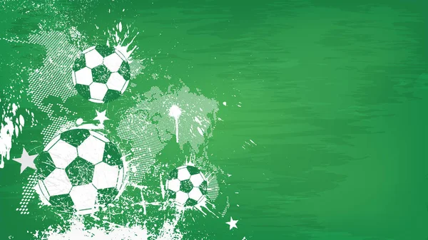 Grunge Pozadí Abstraktní Fotbal Světa Mapu Prachové Částice Tabuli Textury — Stockový vektor