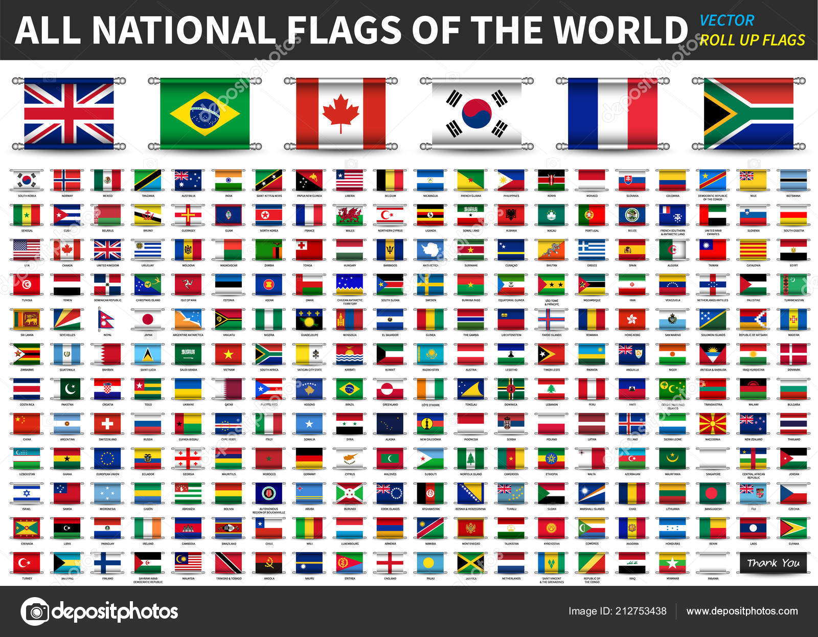 Alle Flaggen Der Welt
